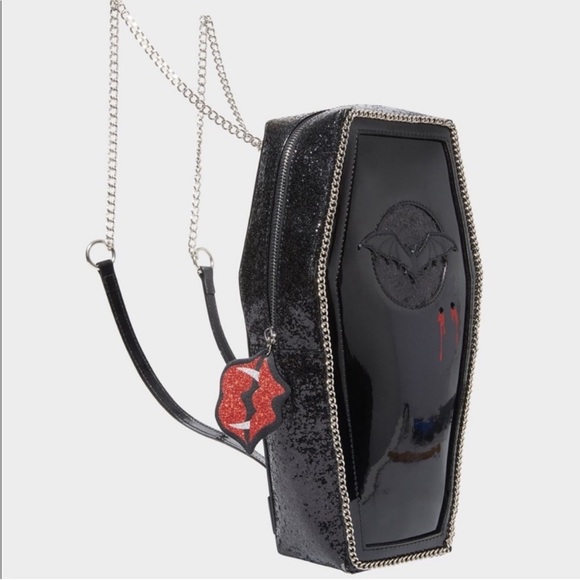 Betsey Johnson Gothic Black Backpack - Picture 5 of 14